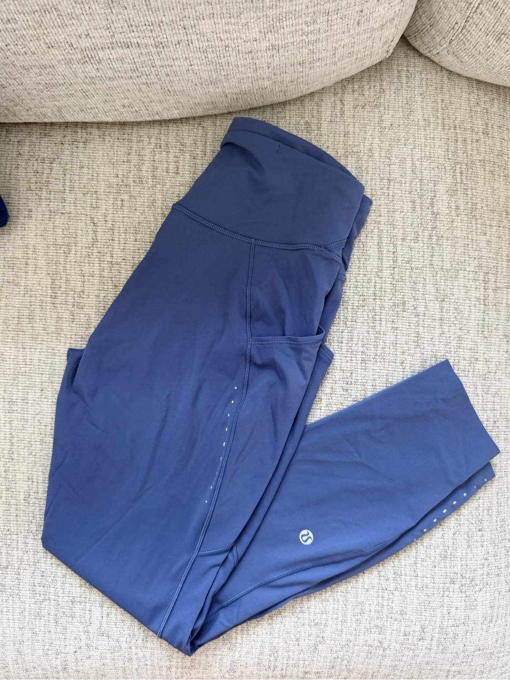 Lululemon 6 Brilliant Blue Fast & Free Tights 25”